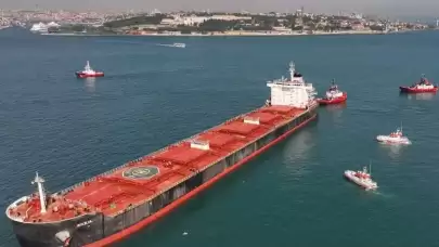 İstanbul Boğazı'nda Lionfish Gemisinin Arızası Nedeniyle Gemi Trafiği Durduruldu